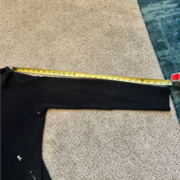 RootsYoga Black Full-Zip Jacket Women’s M Athleisure Yoga Activewear CabinCore - Picture 10 of 12